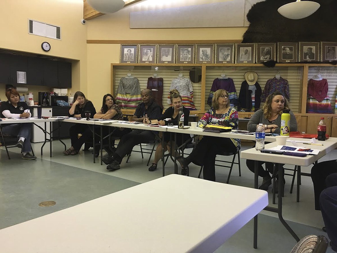 About 15 people participated in a workshop on Tuesday, Sept. 19 at The People&#146;s Center in Pablo, where they learned about marketing and protecting their artwork.