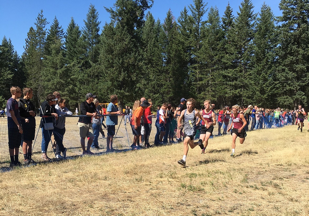 Photo by Rayan Naylor
Lane Stidham racing to the finish line.