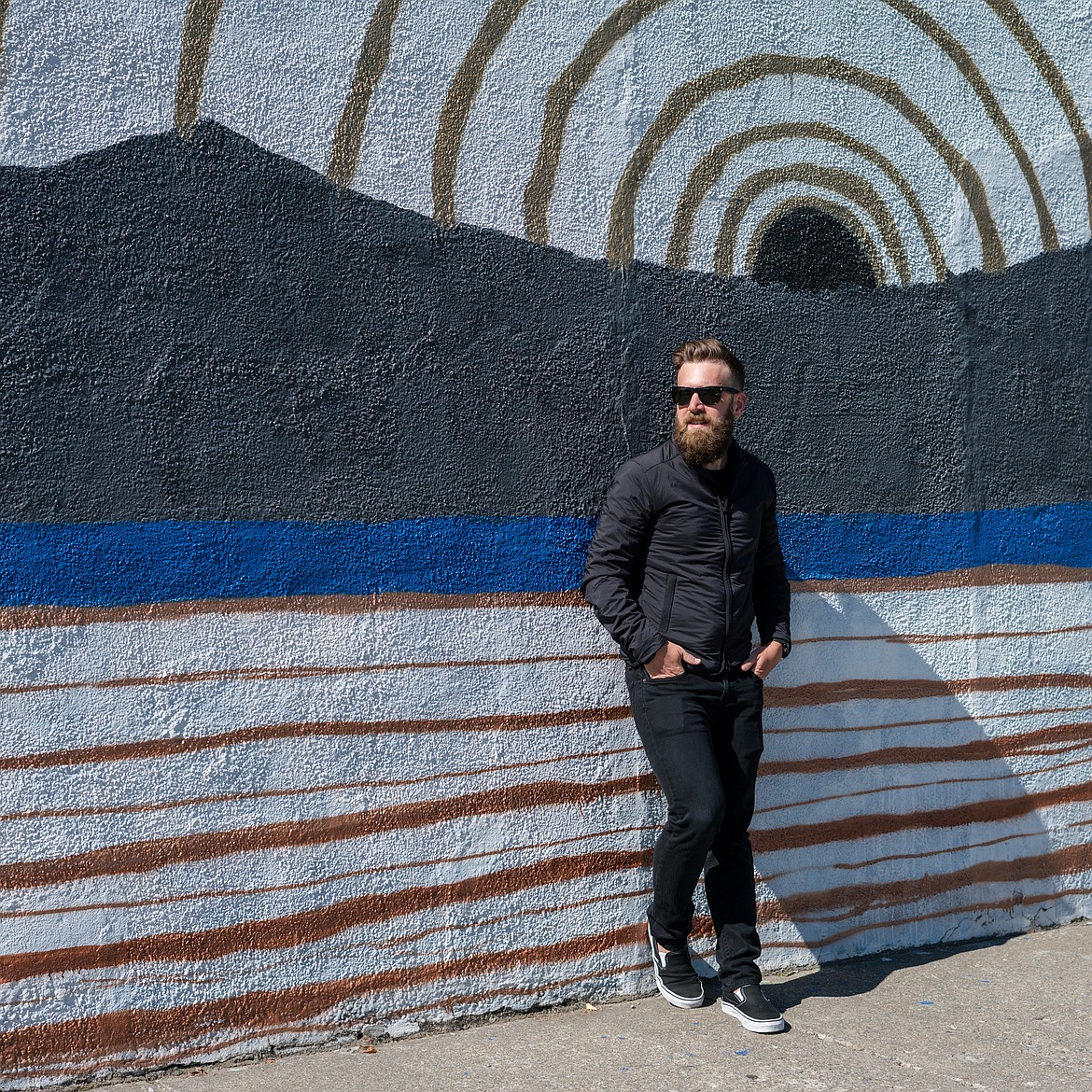 Burts Music, 12th and Sherman, artist Joshua Martel
Pictured: Dan Eyman (Instagram @designerperson)