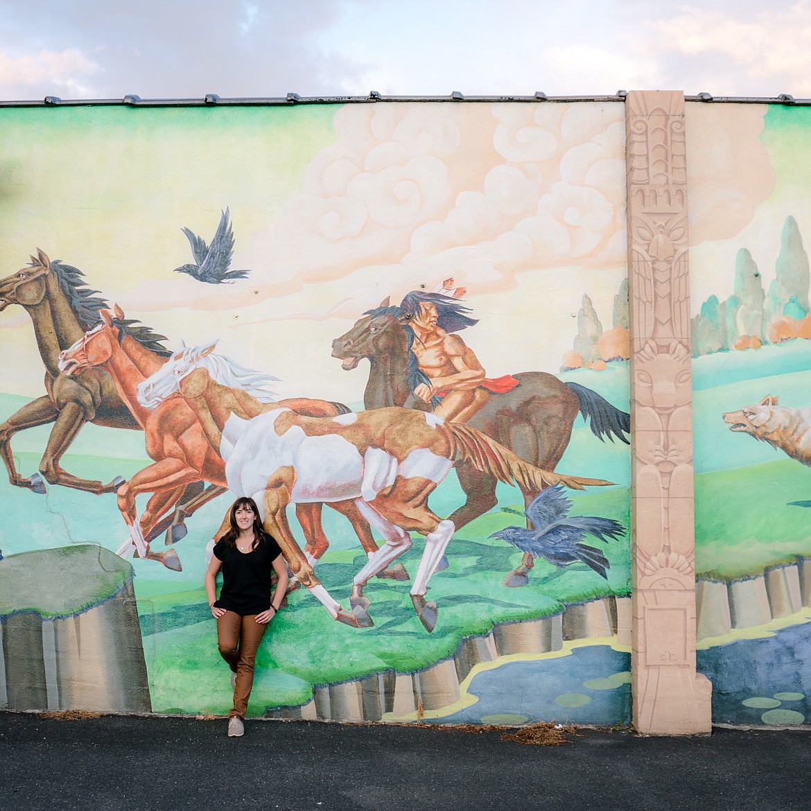 360 Fitness parking lot. Corner of Second and Coeur d'Alene. Pctured: Andrea Nagel.