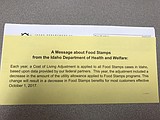 Food stamp benefits about to drop