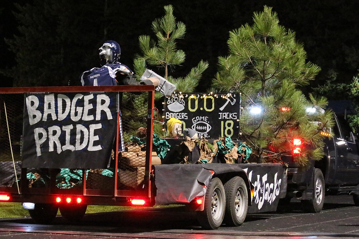 Photo by Mandi Bateman
The winning Homecoming float, made by the Seniors, incorporated the use of robotics.