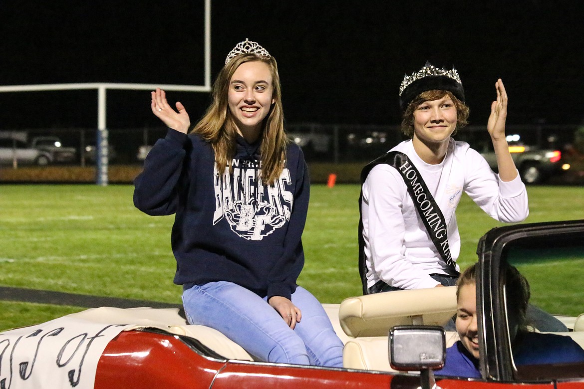 Photos by Mandi Bateman
Homecoming Queen Edie Callison and Homecoming King Seamus Ryan.