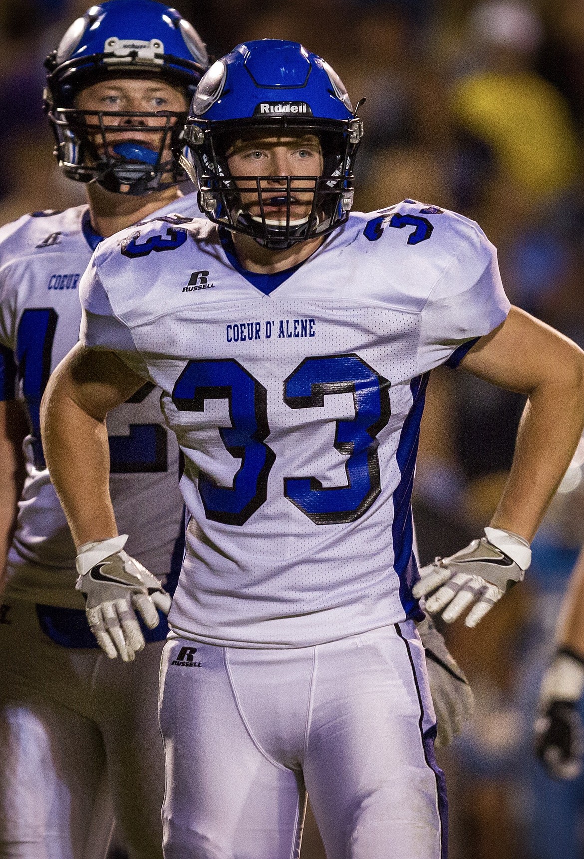 Courtesy Cheryl Nichols Photography
The Nosworthy&#146;s  Hall of Fame Coeur d&#146;Alene High Defensive Player of the Week is linebacker Ben Hoffman. Hoffman led the defense with 10 tackles and 2 tackles for loss. He also led the team in special teams tackles in the Vikings&#146; 46-10 win over Lake City.