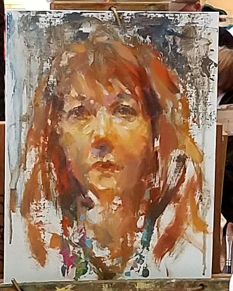Painting by Robert Krogle