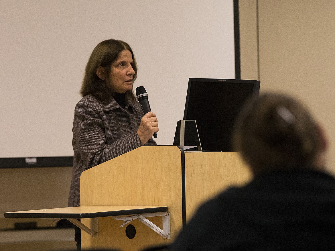 LOREN BENOIT/Press
Author and suicide survivor Carla Fine speaks about the overwhelming feelings of confusion, guilt, sadness, anger and loneliness that are shared by suicide survivors.