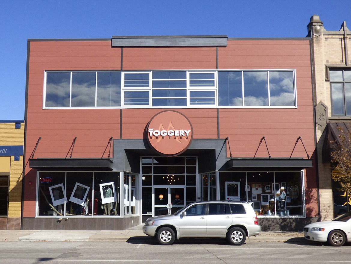 The Toggery at 327 Main St. in Kalispell, which opened its downtown store in 2015, is an architectural homage to Kalispell&#146;s history. The front of the building had remained largely unchanged since it was built as the Gambles Store in 1946, a modern design for its time. Gambles occupied the building until the mid-1970s, and later Army-Navy and an arts and crafts store were there. The Toggery features outdoor clothing and products, and has taken on local producers that fit its demographic.