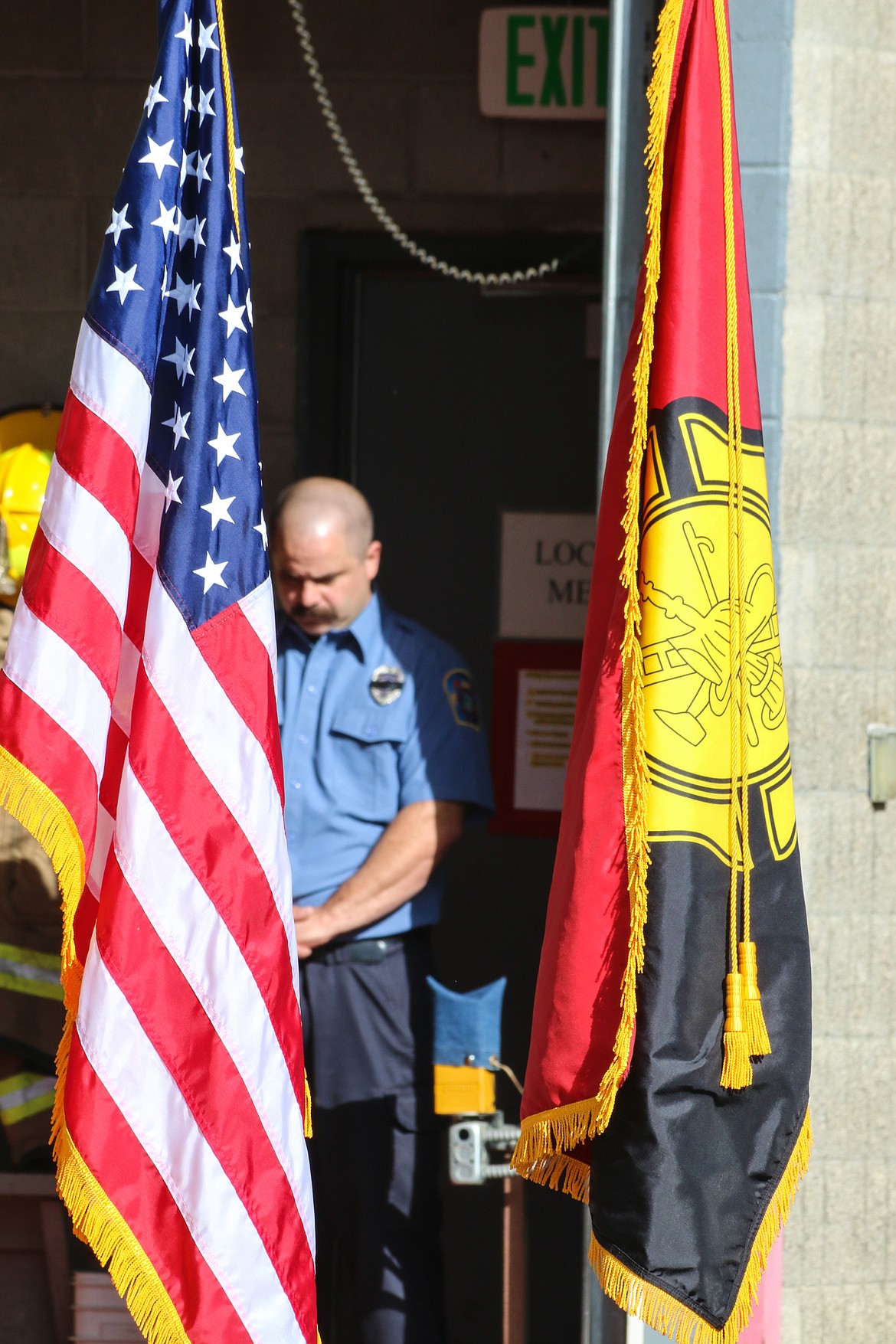 Photo by Mandi Bateman
The most affected by the memorial were firefighters and their families.