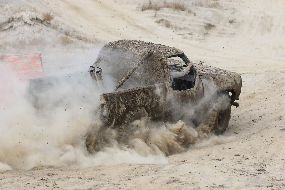 Photo by Mandi Bateman
It wasn&#146;t all mud- there were sand hill playgrounds to test rigs and skill.