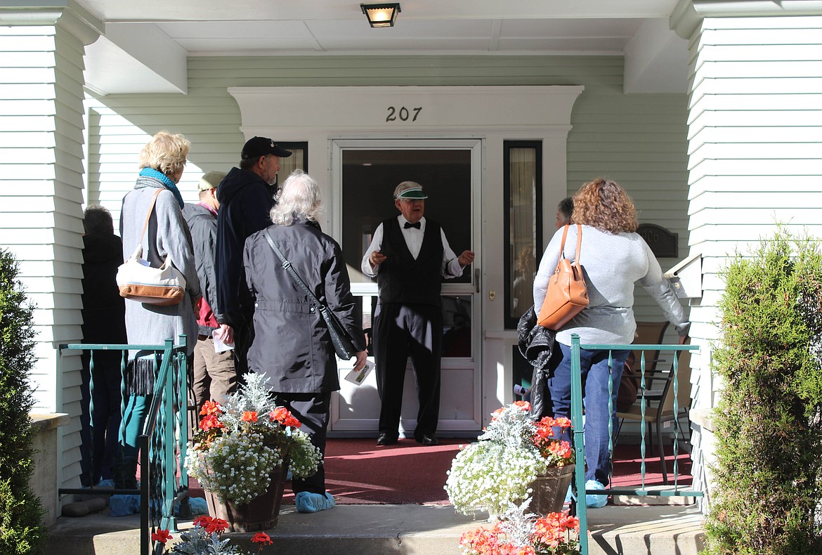 Courtesy photo
Bruce Flohr gives a tour of the Flohr House during Fall for History's home tour event.