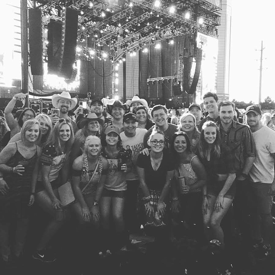 A group of 20 friends including Polson Police Officer Cody Doyle attended the Route 91 Harvest music festival in Las Vegas at the beginning of the month where a gunman killed more than 50 people and injured more than 500 others. Neither Doyle nor his friends were injured. (Photo courtesy of Cody Doyle)