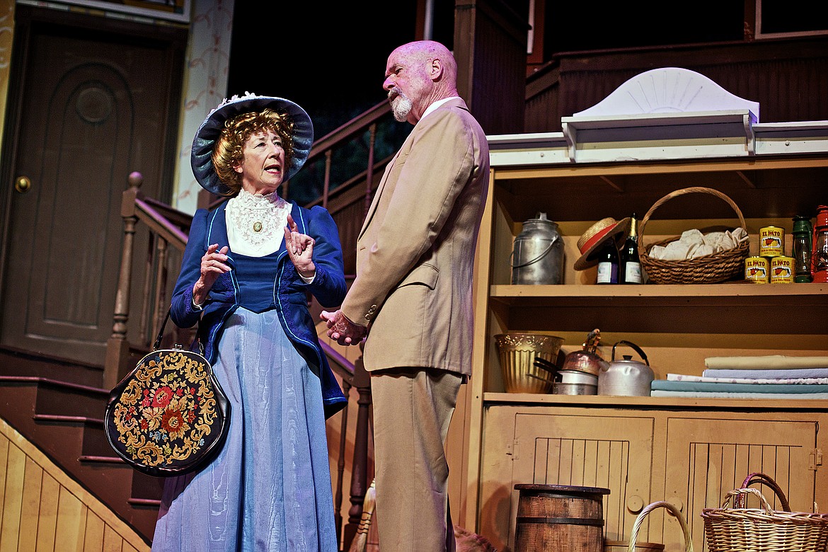 Ellen Travolta shares the stage in 2012 with her husband Jack Bannon in the Coeur d'Alene Summer Theatre production of &quot;Hello, Dolly!&quot;Bannon died Wednesday. He was 77.  (JEROME A. POLLOS/Press file)