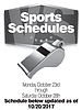 Sports Schedule 10/20