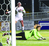 Rathbun's hat trick highlights senior night victory for Moses Lake