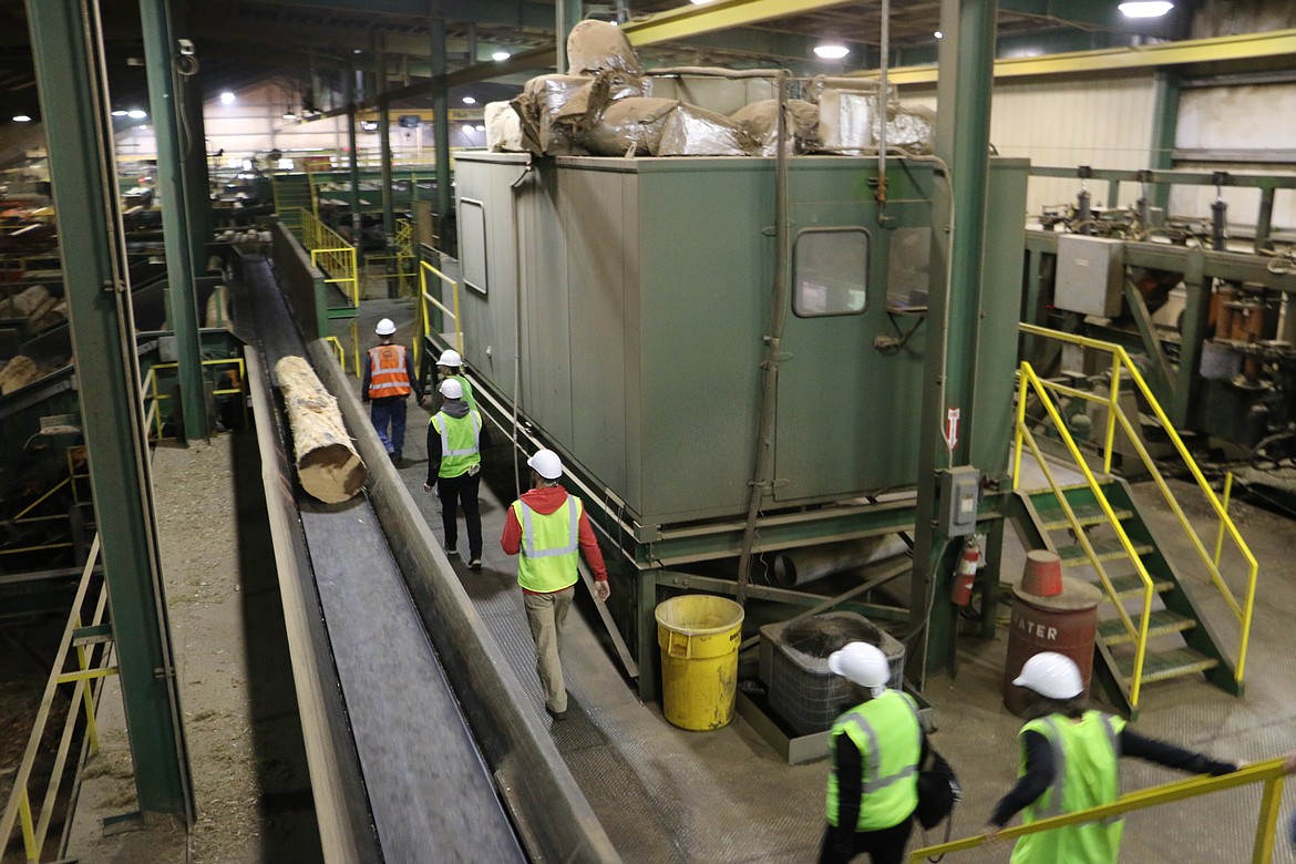 A photo of Idaho Forest Group's Laclede mill during a past Community Connections tour.