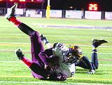 Haneberg catches 2 TDs; Moses Lake silences Wenatchee