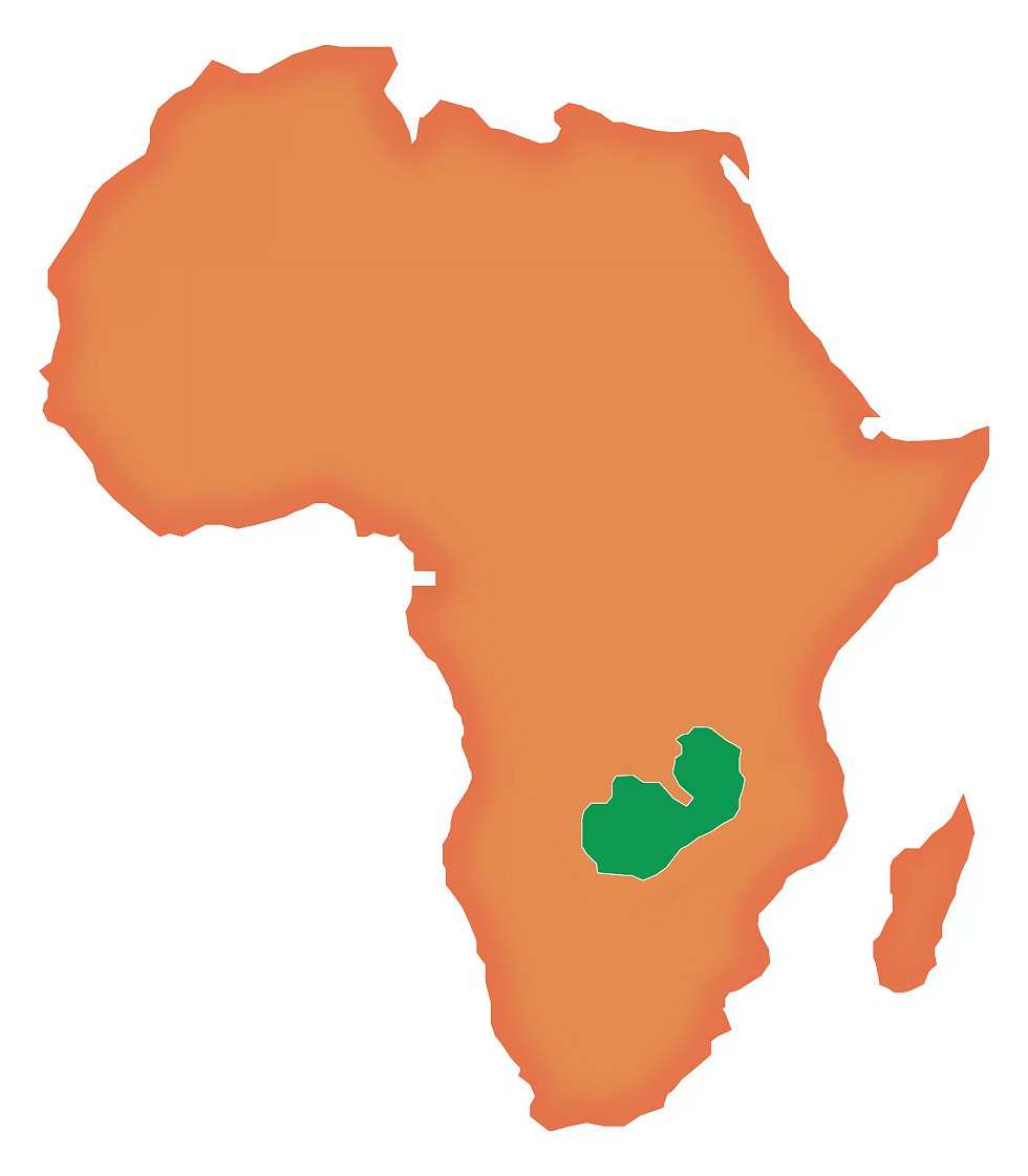 Zambia is located in south-central Africa.