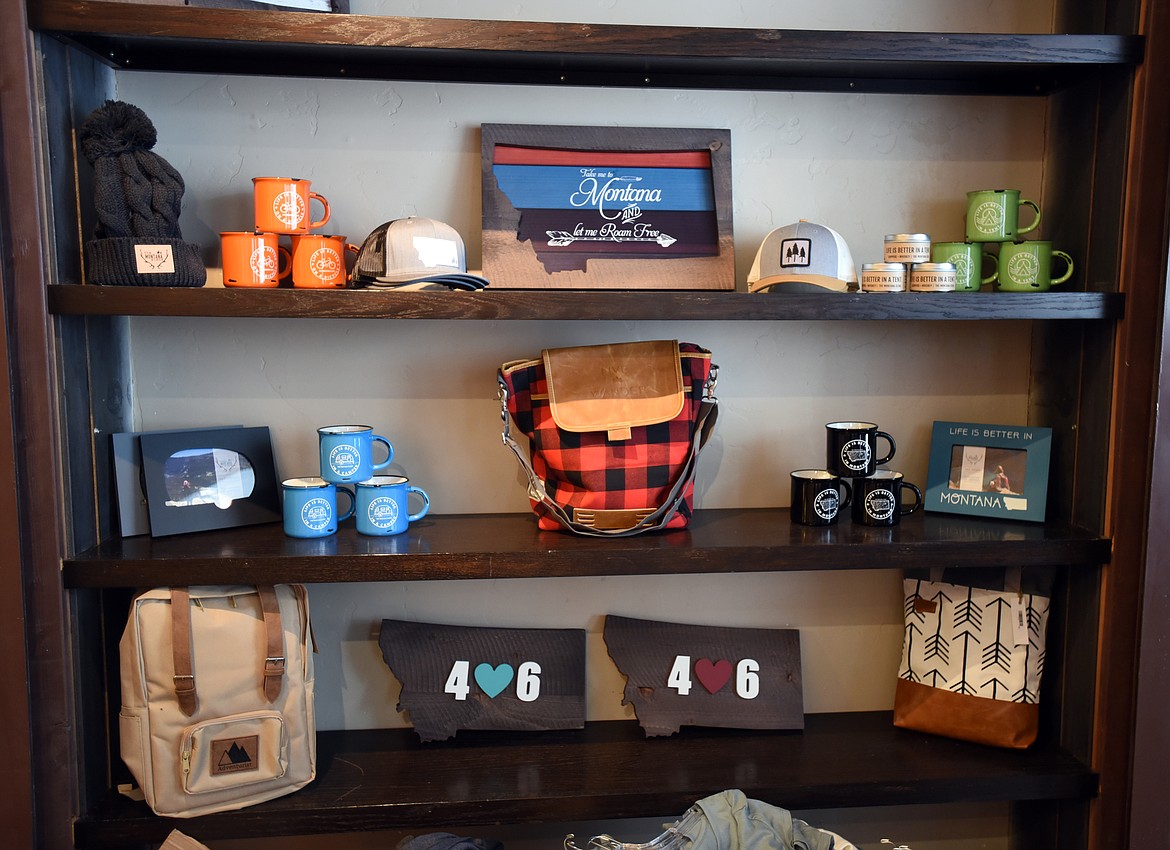 Items on display for the grand opening of the new downtown location of The Montana Scene.(Brenda Ahearn/Daily Inter Lake)