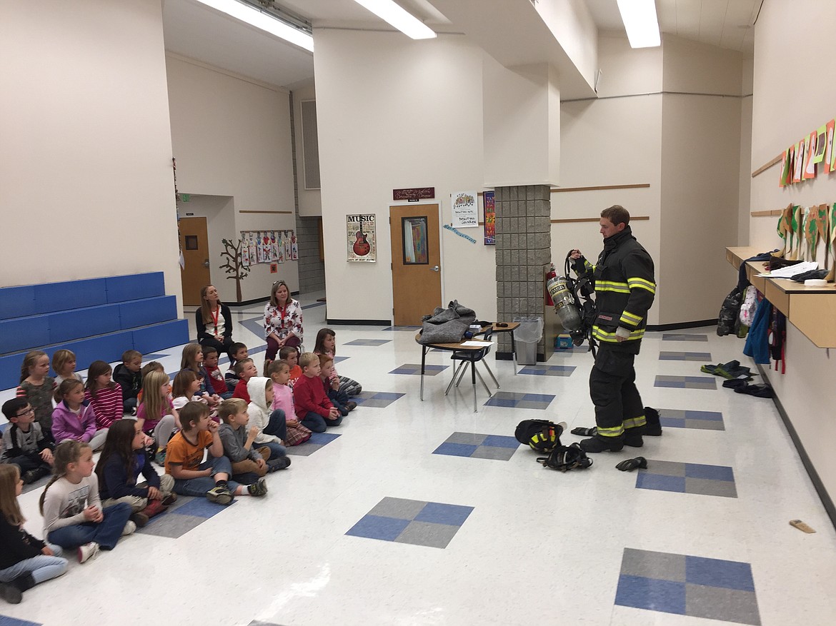 (Photo courtesy CLINT FRANK/Selkirk Fire, Rescue and EMS)
During the month of October, National Fire Prevention Month, Selkirk Fire, Rescue and EMS crews spent time in the local schools educating kids on fire prevention and safety. Firefighters reached a total of 1,000 residents throughout the month, highlighting planning ahead, working smoke alarms in the home/business and having a meeting place outside in case of a fire that everyone clearly knows ahead of time.