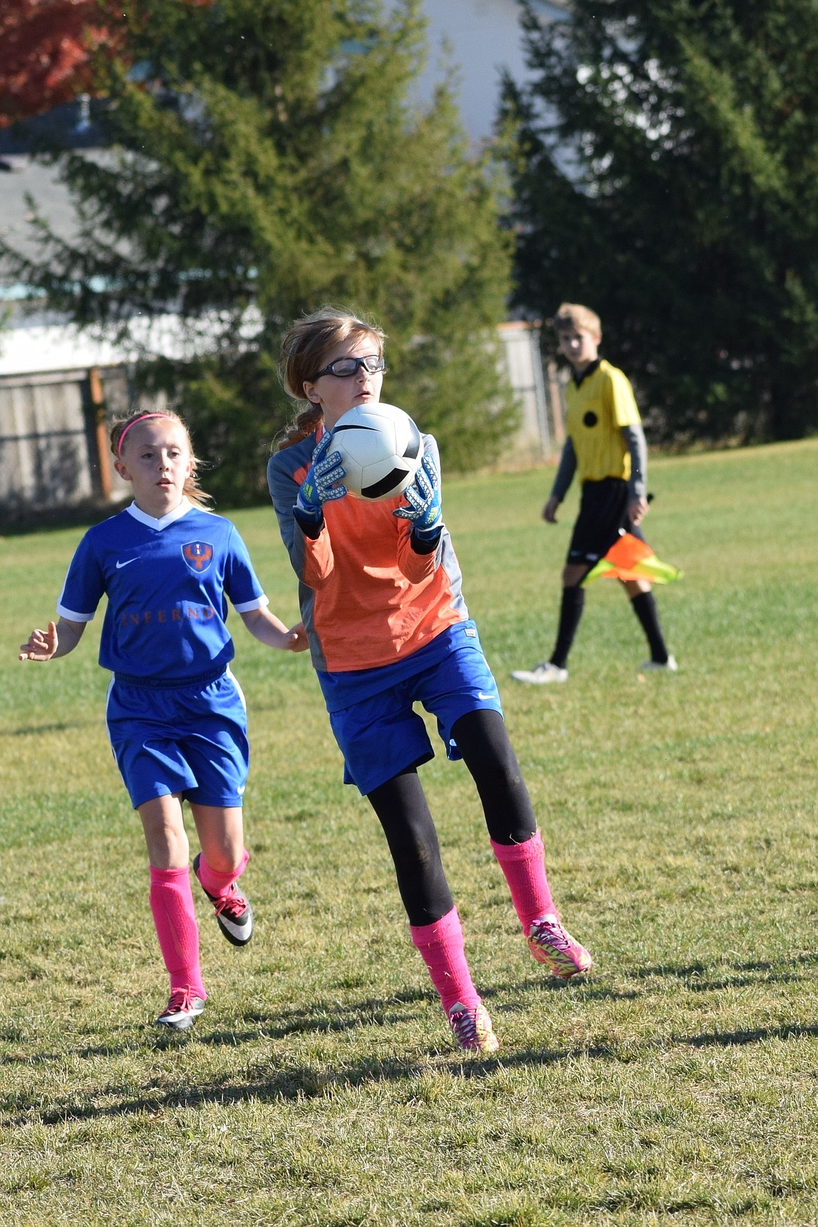 Courtesy photo
Keeper Jessica Willbanks assisted with the shutout as the North Idaho Inferno FC Hartzell girls &#145;06 soccer team defeated the Spokane Shadow G06 Elite 1-0.