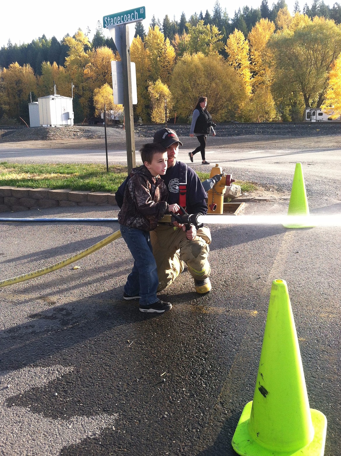 Courtesy Photo
The kids got some hands on learning from the South Boundary Firefighters.