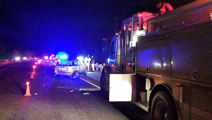 On Thursday, Nov. 2, there was a multi-vehicle accident reported on I-90 near mile marker 80 with no injuries reported. (Photo courtesy of Frenchtown Rural Fire Department)