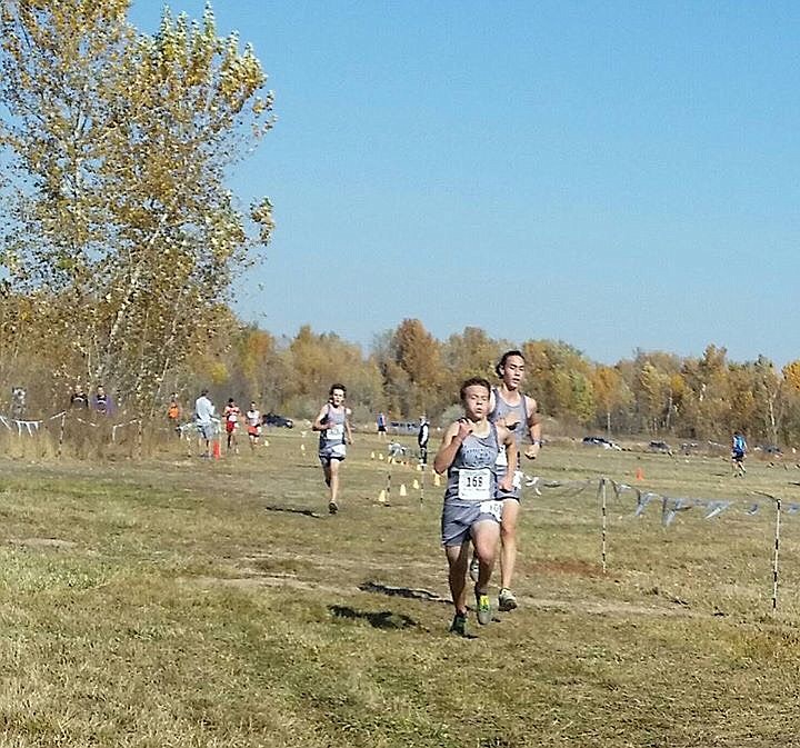 Photo by Ellen Smith
Ryne Rae, Bobby Hart, and Lane Stidham race to the finish.