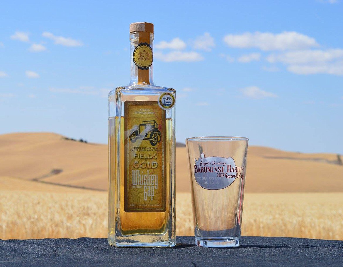 Courtesy photo - Whiskey Gap Distillery in Ritzville uses MJW Grain Inc. triticale malted at the Palouse Pint in Spokane.