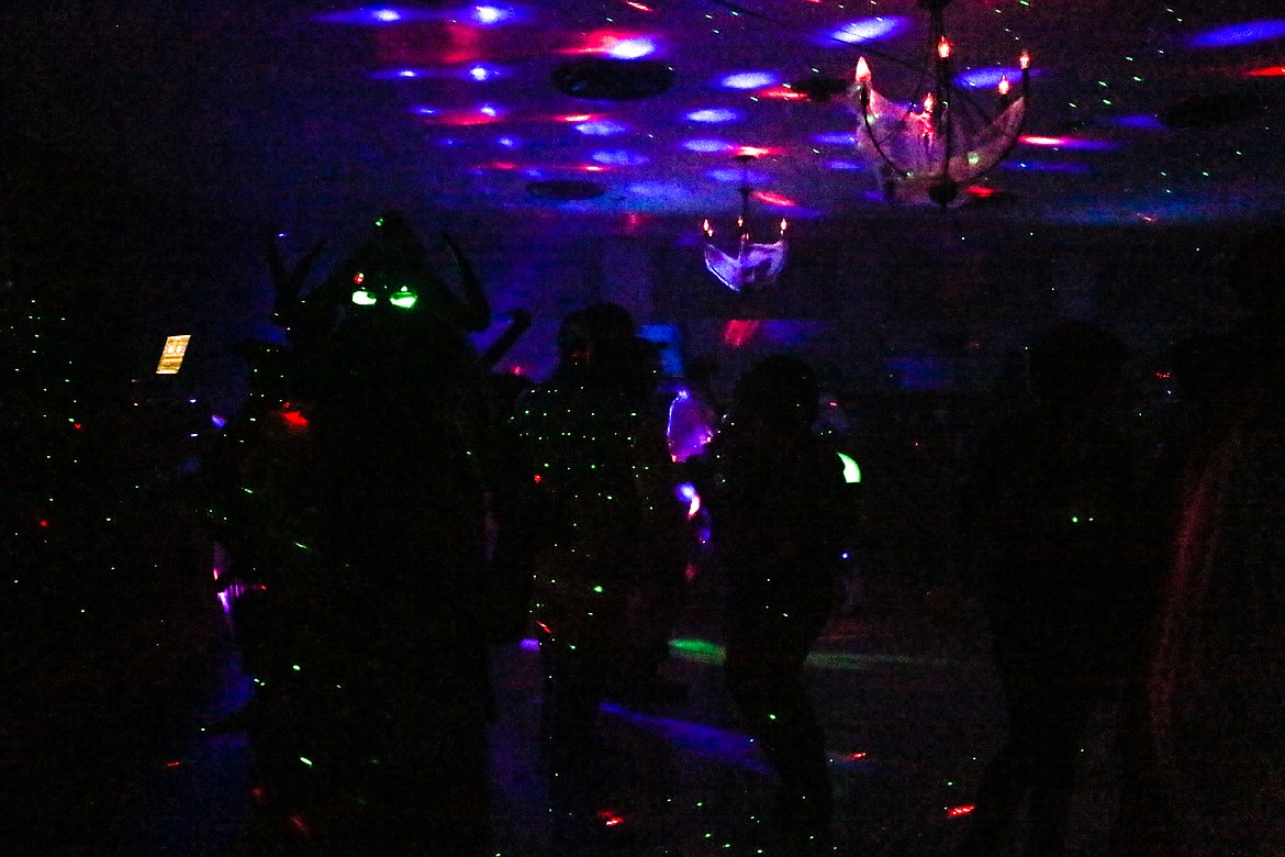 Photo by Mandi Bateman
With people already in costume, the added laser lights and fog machine added a spooky element to Jack&#146;s Club.