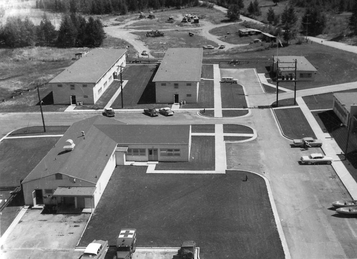 An aerial view of the Kalispell Air Force Station in Lakeside in 1967. (Daily Inter Lake file)