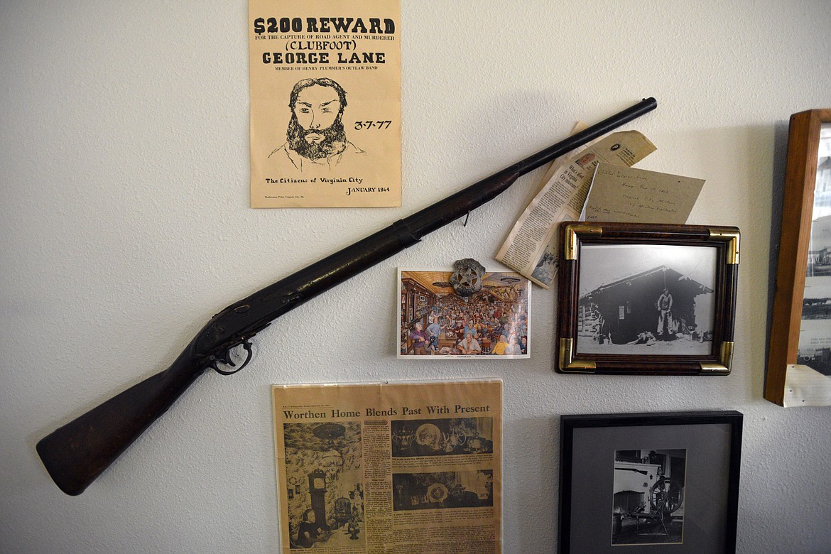 A Model 1816 Springfield musket on display at the home of Jack Paulson in Bigfork on Tuesday, Nov. 14.