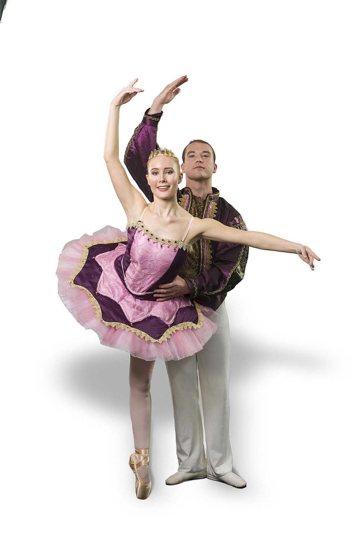 Sugar Plum Fairy (in purple tutu):  NW Ballet Co. Principal, Julia EsakoffSugar Plum Cavalier:  NW Ballet Co. guest performer, Malachi Bennetts (Courtesy photo)