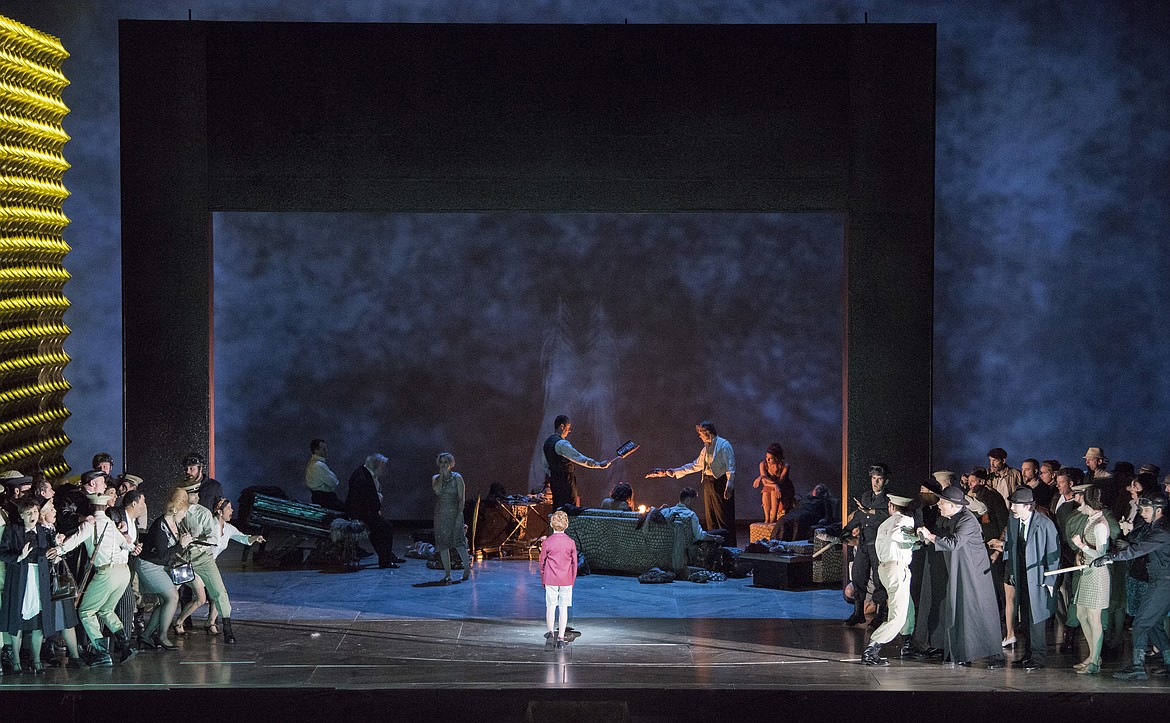 A scene from Act III of Ad&egrave;s&#146; &#147;The Exterminating Angel.&#148; (Jonathan Tichler/Metropolitan Opera)