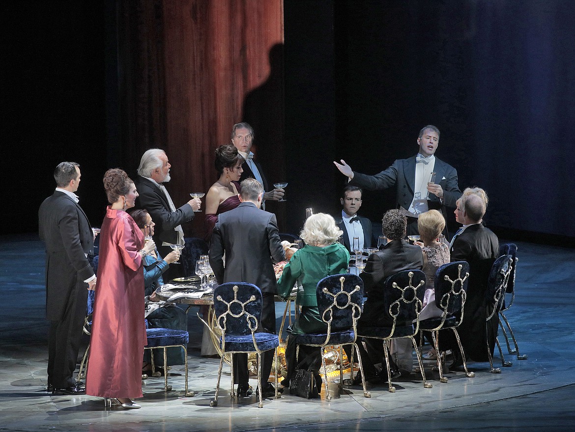A scene from Act I of Ad&egrave;s' &quot;The Exterminating Angel.&quot; Photo: Ken Howard/Metropolitan Opera