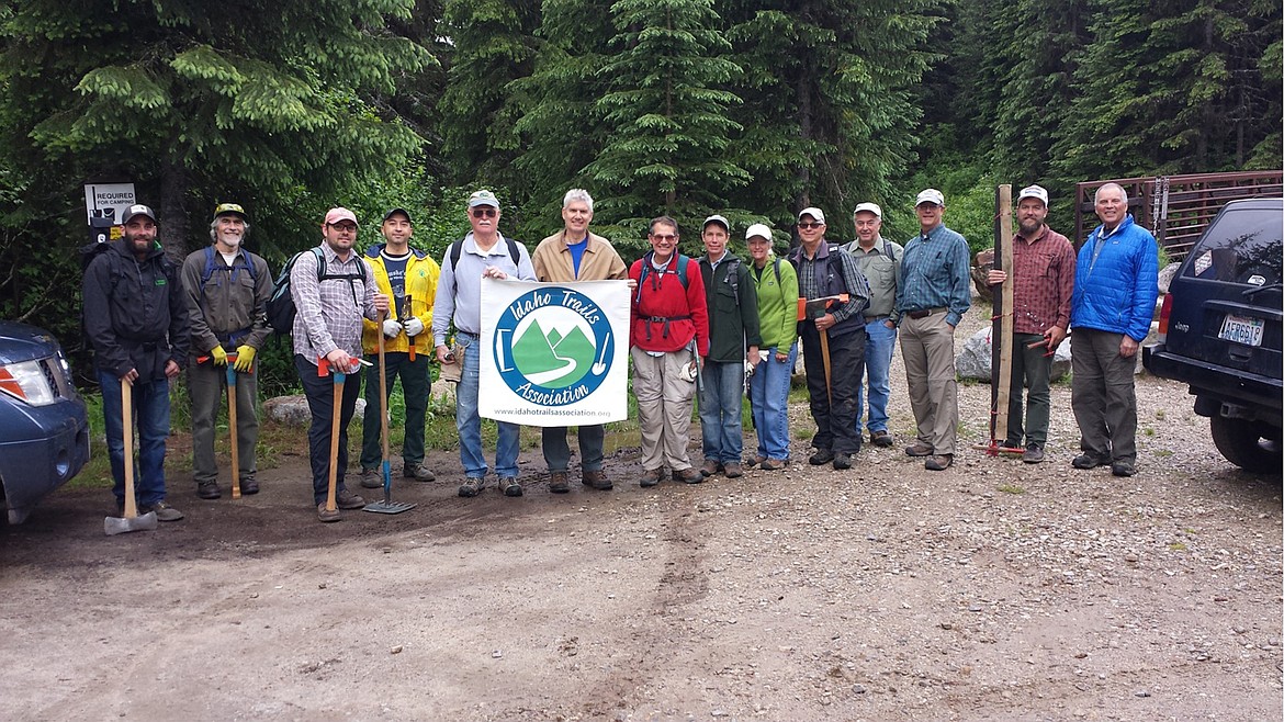 (Courtesy photo)
ITA volunteers ready to work on northern Idaho&#146;s Beehive Lake trail.