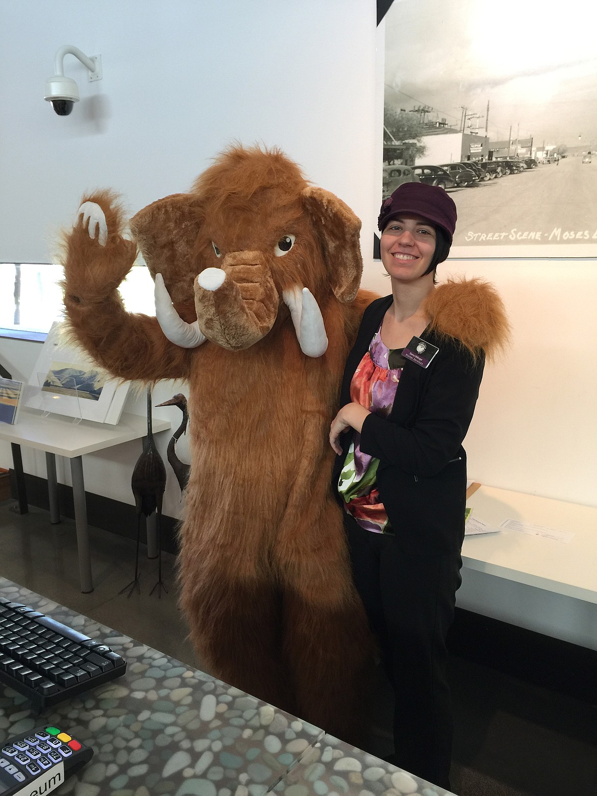 Courtesy photo
Rusty the Mammoth will make his debut as the mascot for the Moses Lake Museum &amp; Art Center during the museums annual fundraiser Friday.