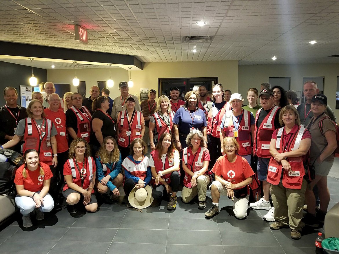 Red Cross Volunteers bound for the U.S. Virgin Islands are pictured on Sept. 29. (Photo courtesy of Ted Koenig)