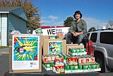 A young man with a big heart joins in the fight against local hunger