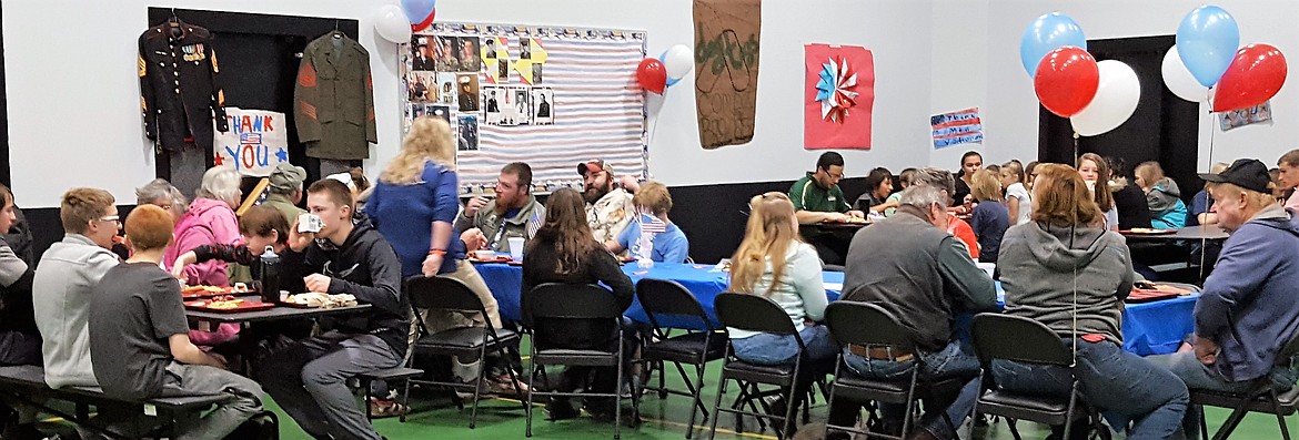 Local veterans, family and friends joined St. Regis students and staff for the schools annual breakfast for Veteran&#146;s Day last week. 
(Photos courtesy of Joe Steele).
