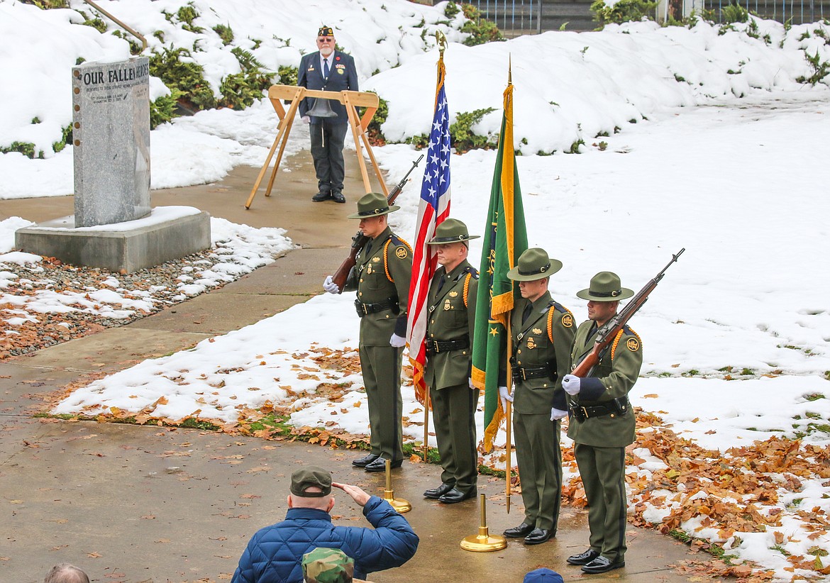 Photo by Mandi Bateman
The U.S. Border Patrol performing the Presentation of Colors.