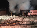 Home, fifth wheel destroyed in Thursday night fire