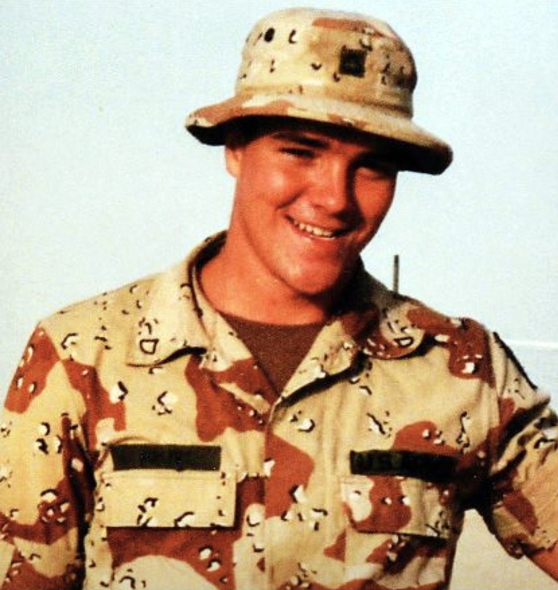 Courtesy photo
A photo of Foster in 1990 while he was in Desert Storm.