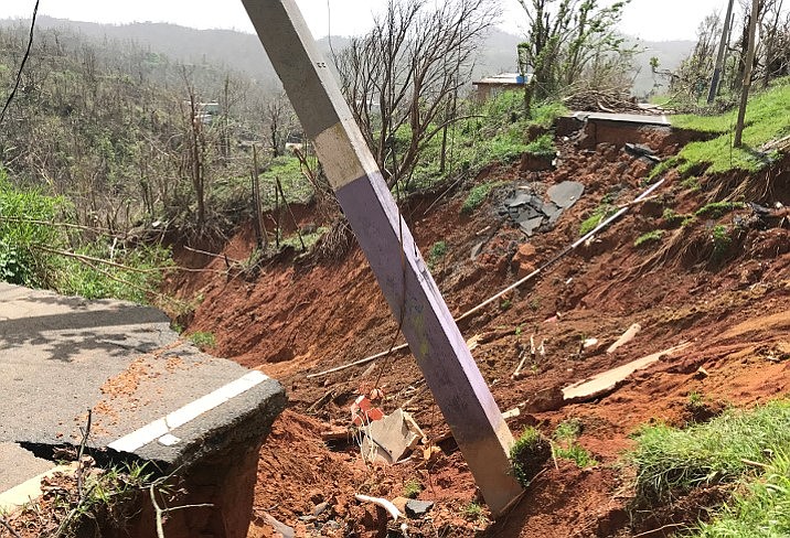 A type III incident management team went to Puerto Rico to help repair infrastructure, roads, and clear water intake systems after Hurricane Maria made landfall on Sept. 20.