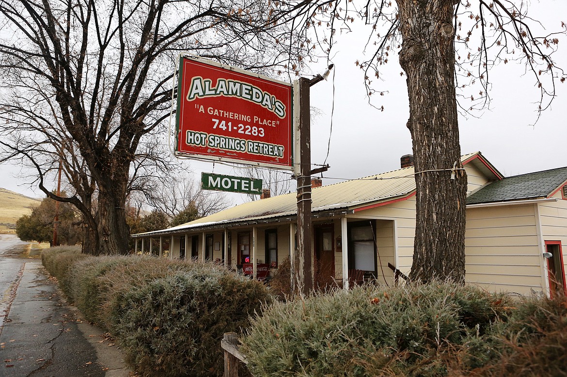 The front entrance to Alameda&#146;s Hot Springs Retreat. The motel is run as a co-op and offers shares in the business to prospective buyers ages 55 and older.