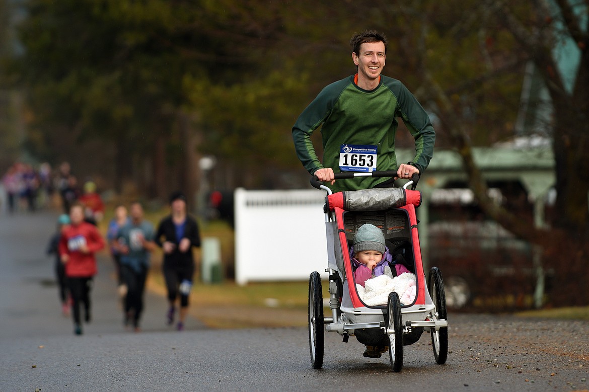 Runners participate in the Whitefish Turkey Trot.
 (Casey Kreider/Daily Inter Lake)