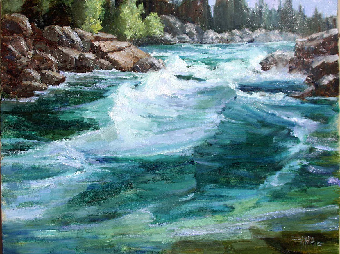 &#147;Floating Glacier&#146;s Middle Fork&#148; by Linda Tippetts. (Courtesy photo)