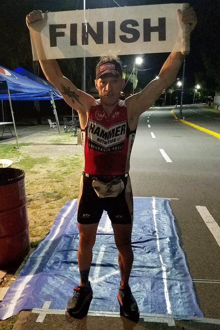 Courtesy photo
With his completion, Dolph Hoch became the second American to ever finish the DecaUltraTri.
