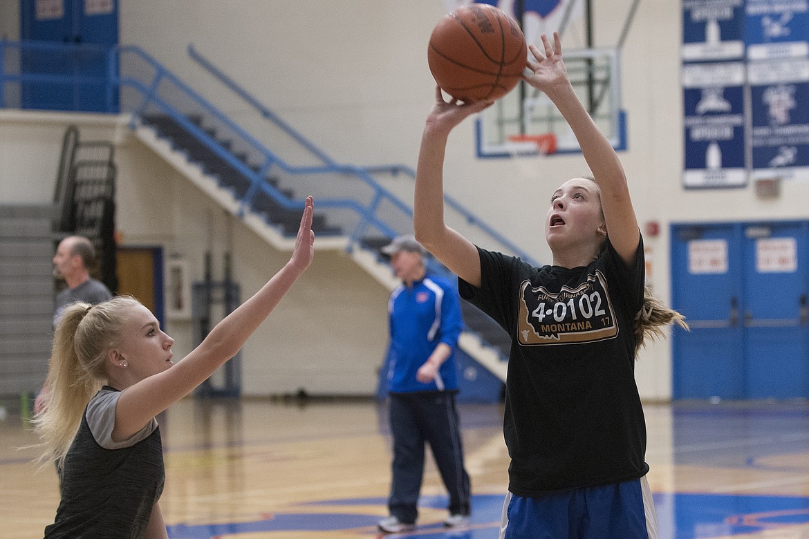 The Columbia Falls WildKats took their first steps toward defending their Class A basketball title as they held their first practice Nov. 16. (Jeremy Weber photo)