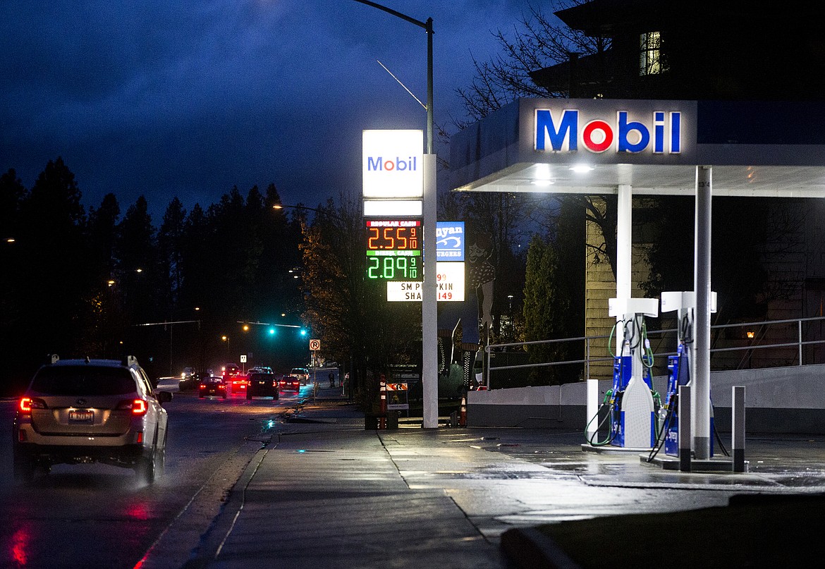 LOREN BENOIT/Press
Local gas prices are slowly increasing and 19 cents per gallon higher than a year ago at this time. Pictured here is the Mobil gas station off Northwest Boulevard.