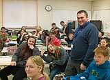 Iraq war veteran, teacher, urges tolerance, peace, in time of war